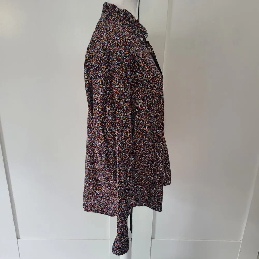 J. Crew Size‎ XL Slim Untucked Flex Floral Button Up Shirt Preppy Casual